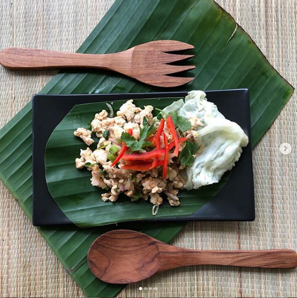 Larb Kai (Spicy Thai Chicken Salad) Recipe | Try My Thai Sauces